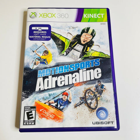 Motionsports: Adrenaline (Microsoft Xbox 360, 2011) Kinect, CIB, Complete, VG