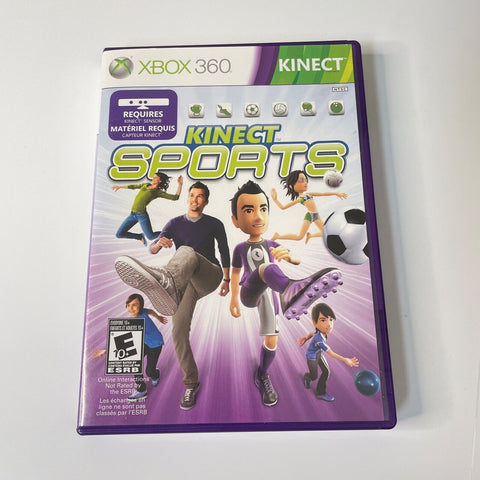 Kinect Sports (Microsoft Xbox 360) CIB, Complete, VG Disc Surface Is As New!