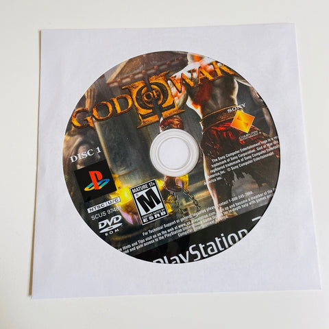 God of War II 2 (Sony PlayStation 2, 2007) PS2, Disc Surface Is As New!