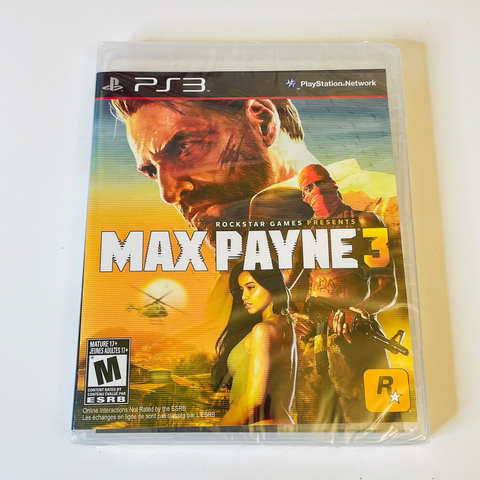 Max Payne 3 (Sony PlayStation 3, PS3) Brand New Sealed!