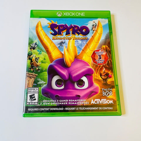 Spyro Reignited Trilogy (Microsoft Xbox One, 2018) Case Only, No Game!