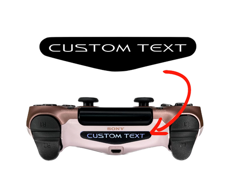 Playstation 4 PS4 Controller Custom Led Gamer Tag Name LightBar Decal Sticker