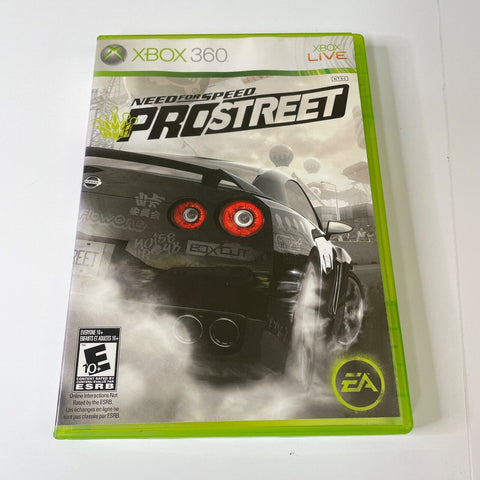 Need for Speed: ProStreet (Xbox 360) CIB, Complete, Disc Surface Is As New!