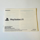 Sony PlayStation VR PSVR CUH-ZVR2 Virtual Reality Manual Only!