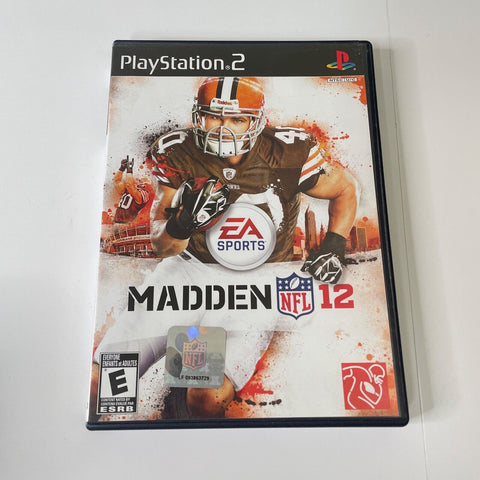 Madden Nfl 12 - Playstation 2, Ps2, Disc Surface Is As New! Very Rare!