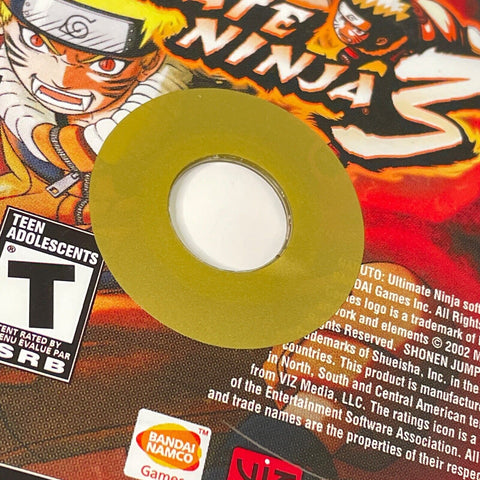 128 Premium Cracked Disc Hub Repair Ring Sticker Label Playstation Xbox Gamecube