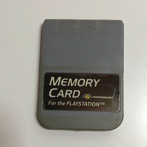 Performance memory card for Sony PlayStation 1 psx Grey