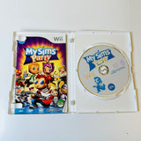 My Sims Party (Nintendo Wii, 2009) CIB, Complete, Disc Surface Is As New!