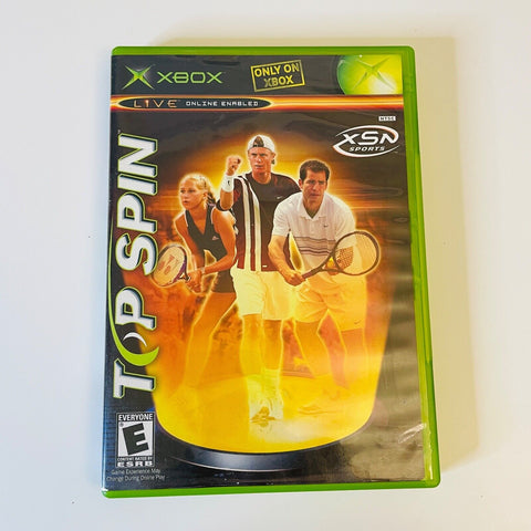 Top Spin (Microsoft Xbox, 2003) Disc Surface Is As New!