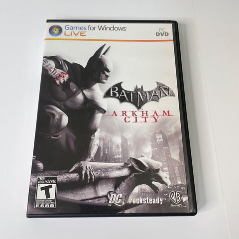 Batman: Arkham City - PC Game - 2 DVDs - 2011 - CIB, Complete, VG