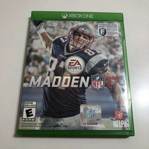 Madden NFL 17 (Microsoft Xbox One, 2016) CIB, Complete, VG