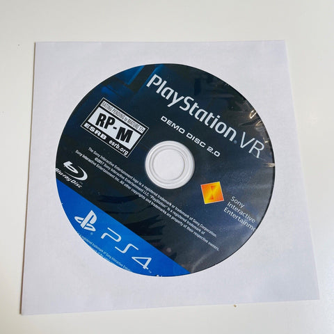 PlayStation VR Demo Disc 2.0 (PS4, Playstation 4, 2017) Disc
