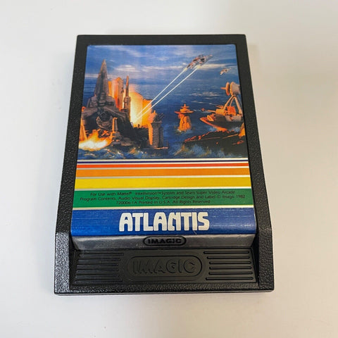 Intellivision Atlantis Video Game Cartridge by Imagic Vintage