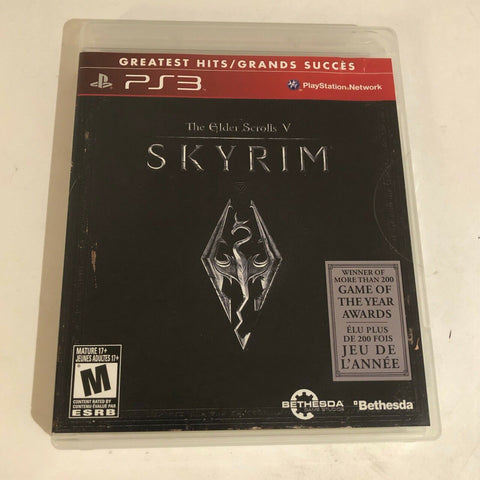 Elder Scrolls V Skyrim  ( PS3 Sony Playstation 3 ), Complete