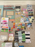 Huge Lot 16LB of Crafts Making Supplies, Tools, Paper cutters, ribbons, etc