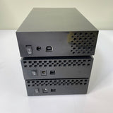 Lot of 3 LaCie  External Hard Drive Design by Neil Poulton, 1x 1TB and 2x 500GB