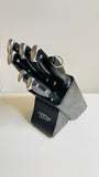 Hampton Signature 8 Piece Stainless Steel Kitchen Knife Set with Wood