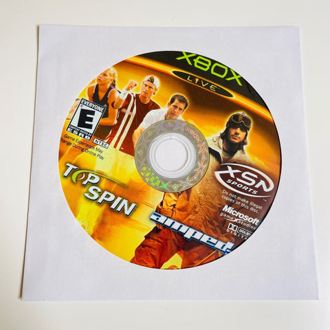 Top Spin/Amped 2 Combo Disc (Microsoft Xbox, 2003) Disc Is Nearly Mint!