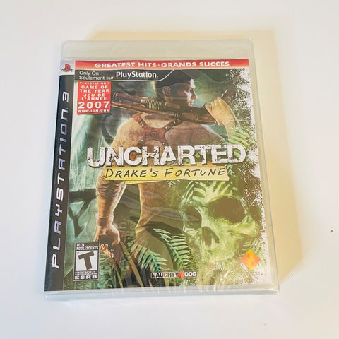 Uncharted: Drake's Fortune Greatest Hits (PS3, 2009) Brand New Sealed!