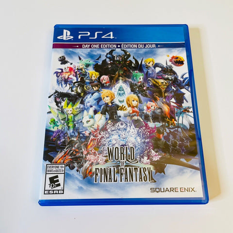 World of Final Fantasy : Day One Edition Sony PlayStation 4, PS4, CIB, Complete