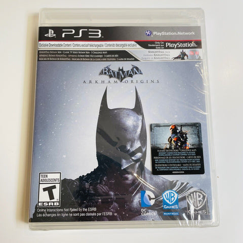Batman: Arkham Origins (Sony PlayStation 3, 2013) PS3, Brand New Sealed!
