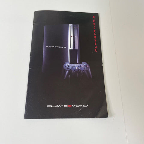 Playstation 3 Ps3 Pay Beyond Manual Booklet