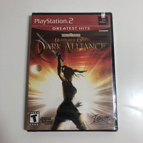 Baldur's Gate: Dark Alliance (Playstation 2, Ps2 2002) Factory Sealed! Hang Tag!