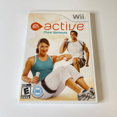 EA Sports Active More Workouts (Nintendo Wii) CIB, Complete, VG, Disc As New