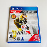 NHL 15 (Sony PlayStation 4, 2014) PS4, CIB, Complete VG