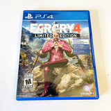 Far Cry 4 Limited Edition (Sony PlayStation 4, PS4) CIB, Complete with codes VG