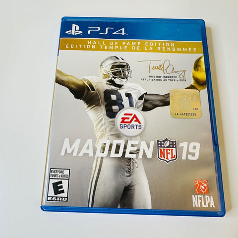 Madden NFL 19 Hall of Fame Edition - Sony Playstation 4, PS4, CIB, Complete