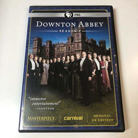 Downton Abbey: Season 3 (DVD, 2013, 3-Disc Set)