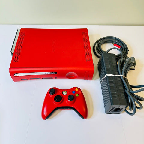 Xbox 360 Resident Evil 5 Limited Edition Red Console Bundle, Great Condition!