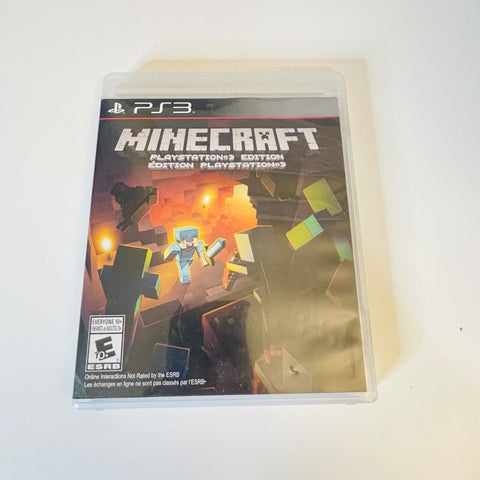 Minecraft (PlayStation 3, PS3) CIB, Complete, VG