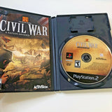 Civil War: A Nation Divided - PS2 - CIB, Complete, VG