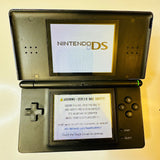 Nintendo DS Lite Dark Blue Model UGS-001 w Stylus & AC Adapter Tested Read Desc