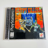 Crypt Killer (Sony PlayStation 1, 1997) PS1, CIB, Complete, VG