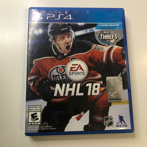 NHL 18 (Sony PlayStation 4 / PS4, 2017)