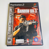 Tom Clancy's Rainbow Six 3 (Sony PlayStation 2, 2004 PS2) CIB, Complete, VG