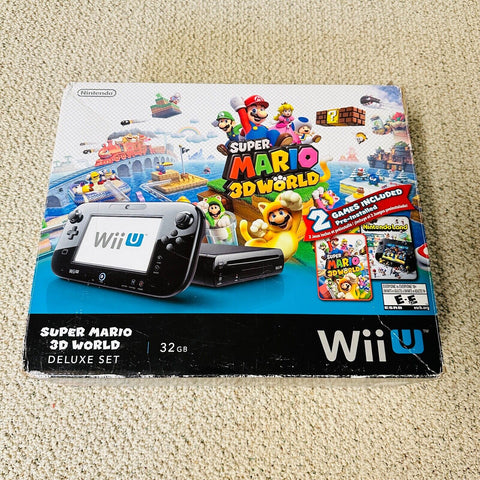 EMPTY BOX ONLY! Wii U Super Mario 3D World , No Console!