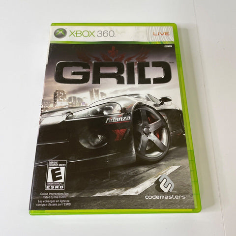 GRID (Microsoft Xbox 360, 2008) CIB, Complete, Disc Surface Is As New!