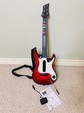 PlayStation Guitar Hero Band Hero PS2 PS3 Wireless Red Guitar 95893.805 W Dongle