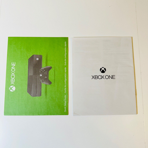 Microsoft Xbox One Quick Setup Guide Brochure Manual