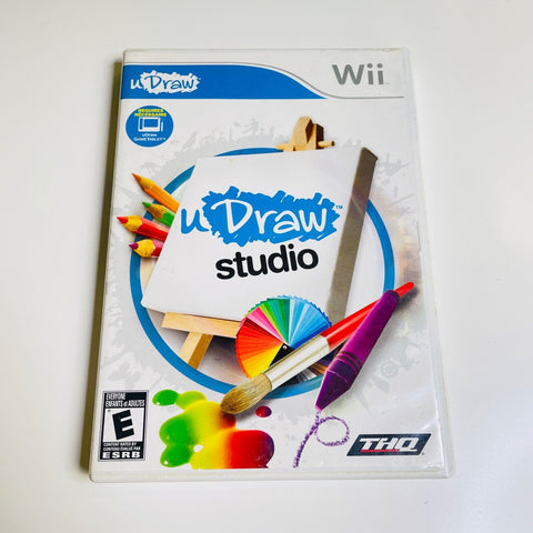 uDraw Studio Wii, Game only (Disc, case, manual), No Tablet, CIB, Complete, VG