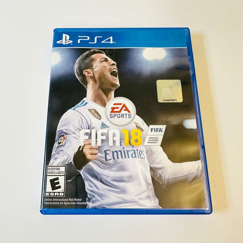 FIFA 18 (Sony PlayStation 4, PS4, 2017) Case and Manual Only, No Game!