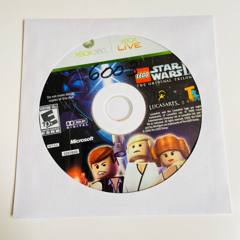 LEGO Star Wars II 2 The Original Trilogy -  Xbox 360 Disc Surface Is Nearly Mint