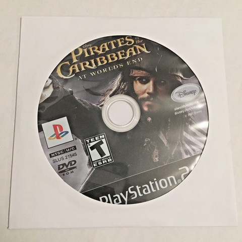 Pirates of the Caribbean: At World's End - Sony PlayStation 2, Ps2, Disc Is Mint