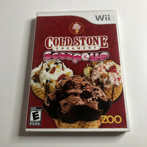 Cold Stone Creamery: Scoop It Up (Nintendo Wii, 2009) Complete, VG