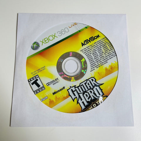 Guitar Hero: World Tour (Microsoft Xbox 360, 2008) Disc