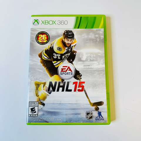 NHL 15 (Microsoft Xbox 360, 2014) CIB, Complete, Disc Surface Is As New!